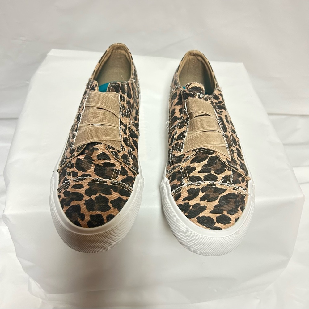 Jenn Ardor Sport Leopard Print Canvas Flats